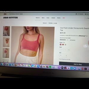 Pink bralette top